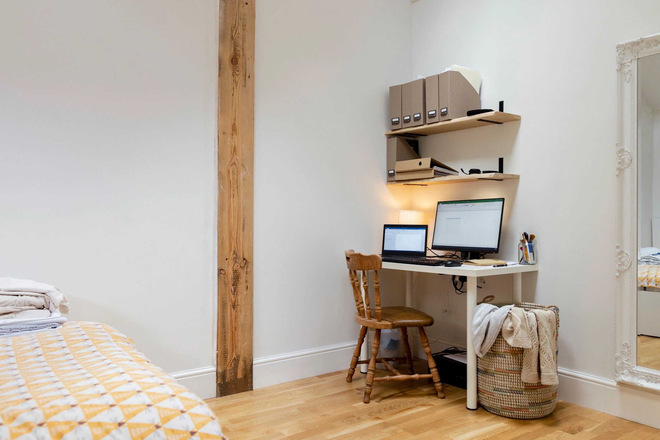 Organized workspace for app design and development