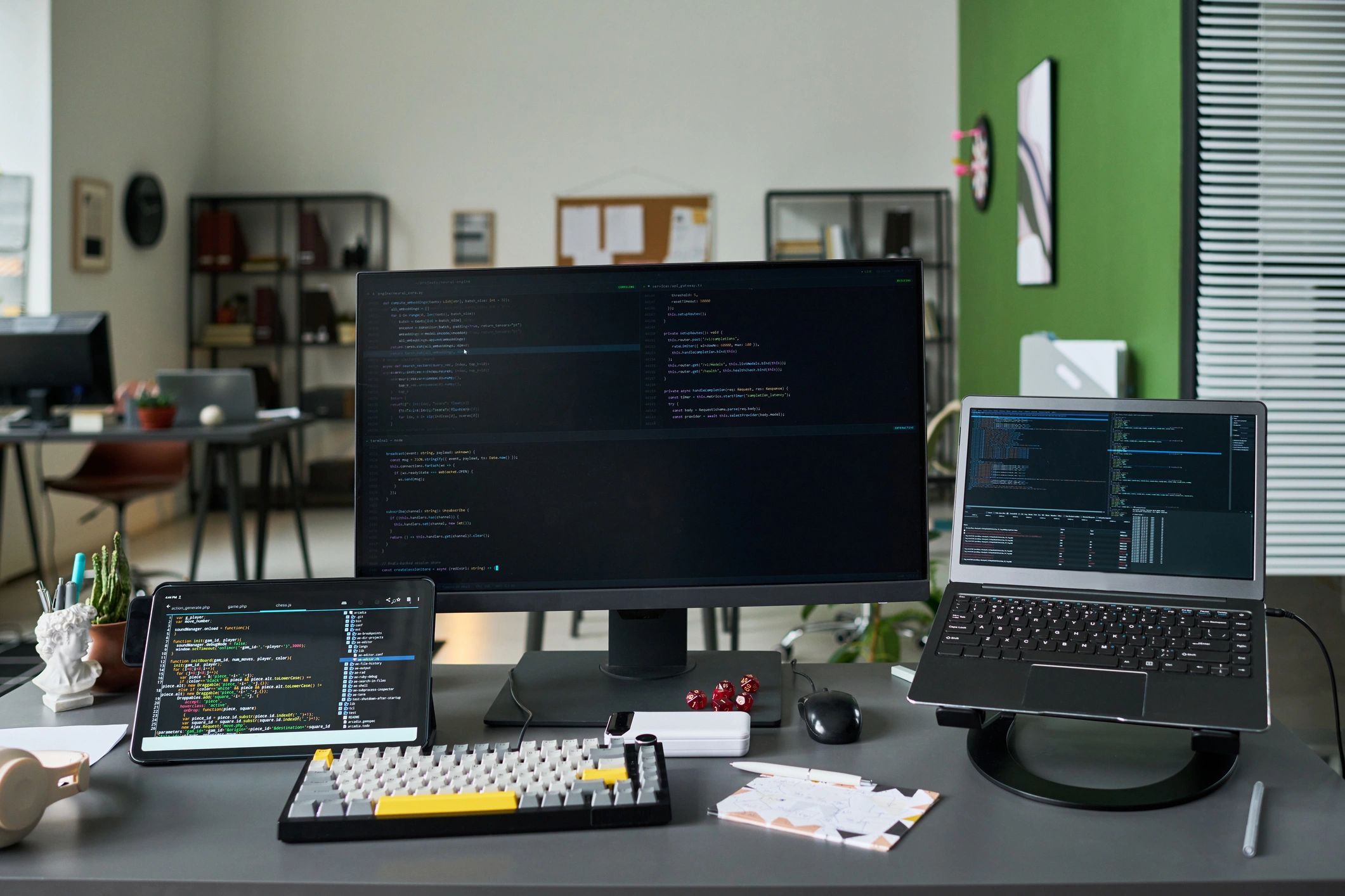 Software development setup used to create mobile utility apps